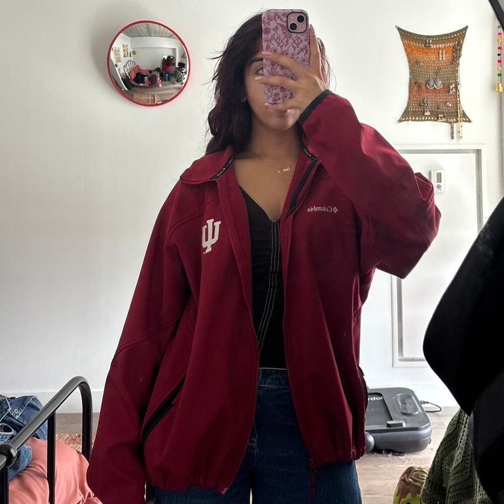 Columbia-sportswear Women's Burgundy and Red Jacket